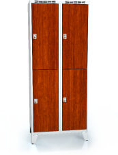 Divided cloakroom locker ALDERA with feet 1920 x 800 x 500
